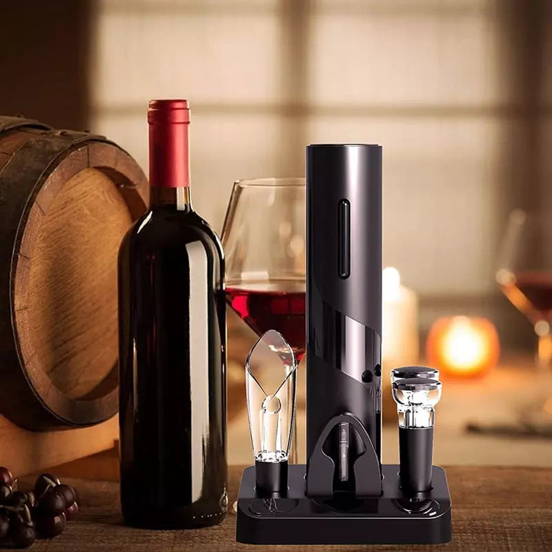 Abridor de Vinho Elétrico Recarregável Kit de Vinho Oferlar