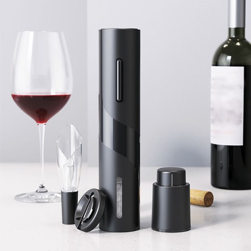 Abridor de Vinho Elétrico Recarregável Kit de Vinho Oferlar