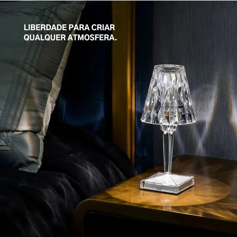 Abajur de Mesa Led Sem Fio 3 em 1 Premium