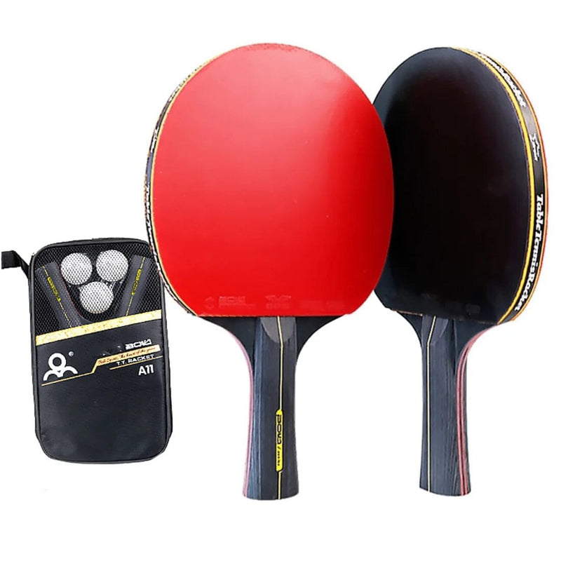 Conjunto de Raquete de Tenis de Mesa Profissional Pingue-Pongue Oferlar