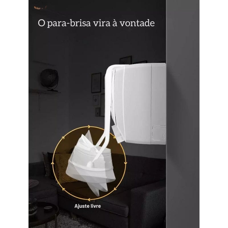 Defletor de Ar Condicionado Universal Branco Oferlar