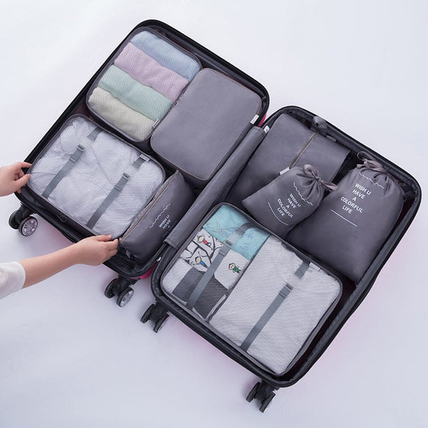 Kit de Bolsa Organizadora de Mala Para Viagem Oferlar