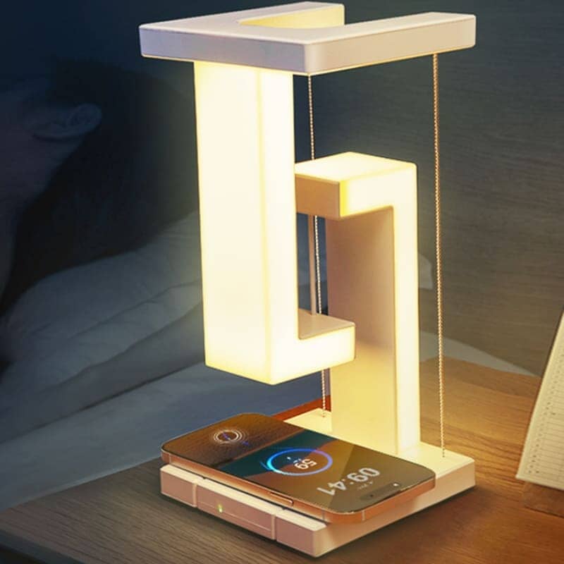 Luminária de Mesa com Carregador de celular por Indução