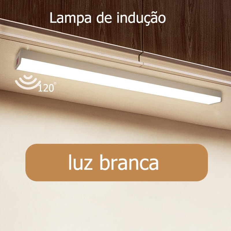 Luminária LED Sem Fio com Fixação Adesiva