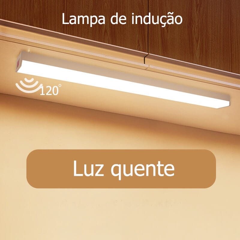 Luminária LED Sem Fio com Fixação Adesiva