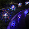 Luminária Solar de Jardim LED Fogos de Artifício Oferlar