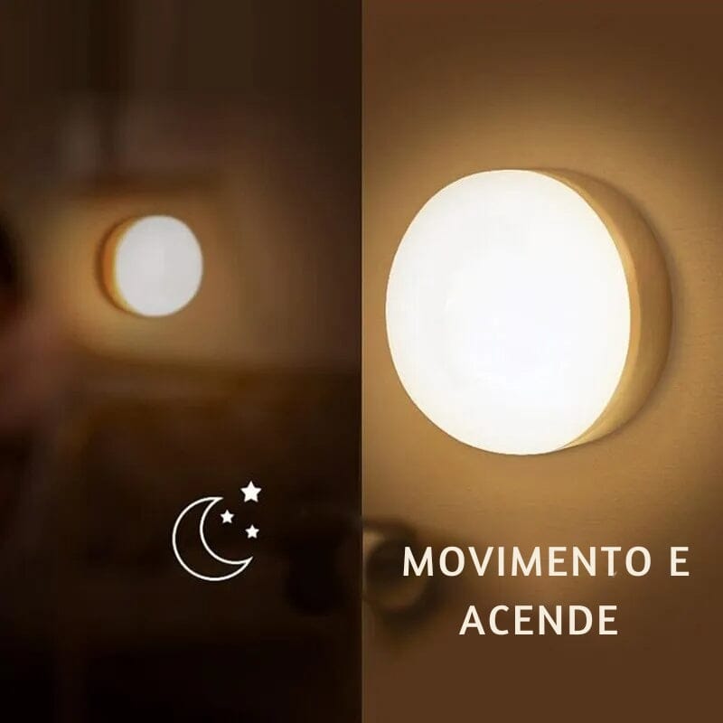 Luz Noturna LED Indução Inteligente Oferlar