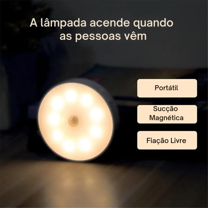 Luz Noturna LED Indução Inteligente Oferlar